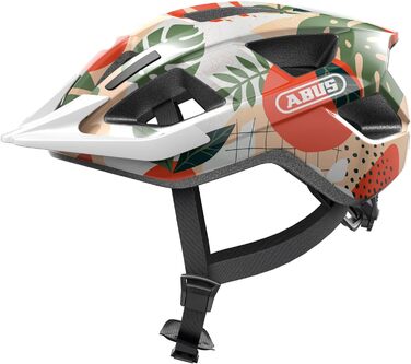 Велошолом ABUS Aduro 3.0 для міста та спорту, стильний дизайн, для жінок і чоловіків, розмір S (51-55 см), помаранчевий (orange palm)