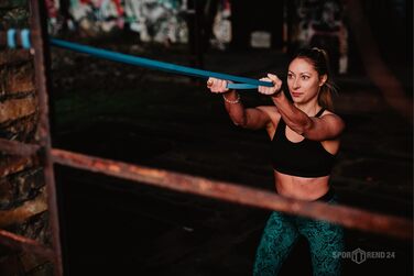 Еспандери Sporttrend 24® для фітнесу та мобільності (104 см) різної сили та кольорів