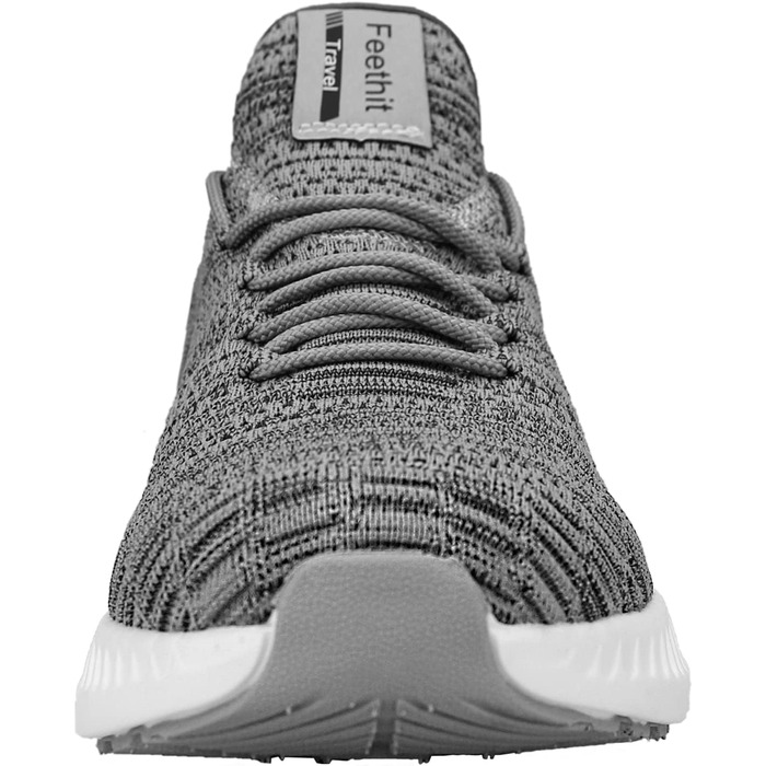 Жіночі кросівки Feethit для бігу, тренувань та прогулянок. Легкі, дихаючі, з гумовою підошвою. Білі, чорні, сірі (38 EU)