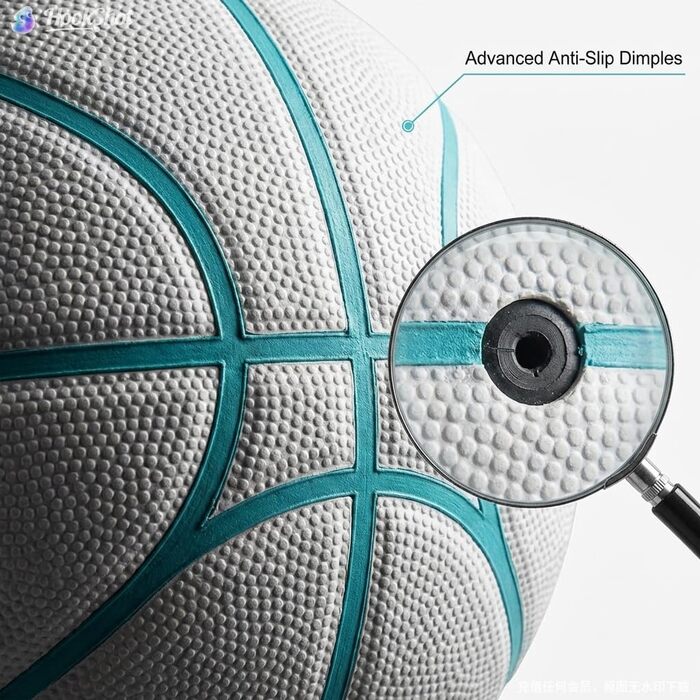 Баскетбольний м'яч Senston, розмір 7, фіолетовий. З набором для накачування. Антиковзаюча поверхня, відмінне зчеплення. Для гри на вулиці.