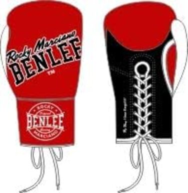 Боксерські рукавички Benlee Rocky Marciano Big BANG 10 oz, шкіряні, червоні, унісекс