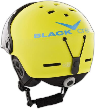 Шолом для гірськолижного спорту Black Crevice Saalbach з візором (жовто-блакитний) | Unisex | 54-57 см