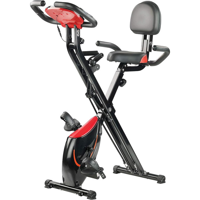 PEARL Sports 2-в-1 складаний орбітрек з еспандерами та тримачем для планшета, 2,5 кг маховик, для дому та літніх людей