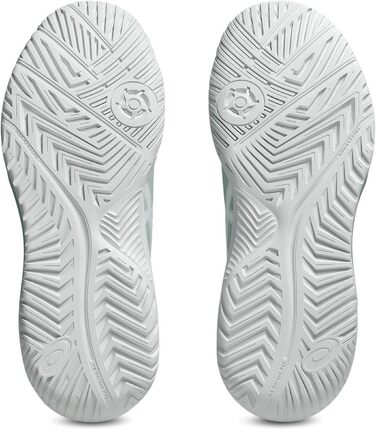 Жіночі тенісні кросівки ASICS Dedicate 8 Біло-срібні (37.5 EU, Lichen Rock White)
