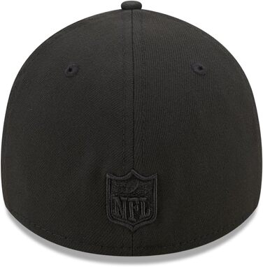 Кепка New Era 39Thirty Stretch-Fit з логотипами NFL, чорна, S-XL
