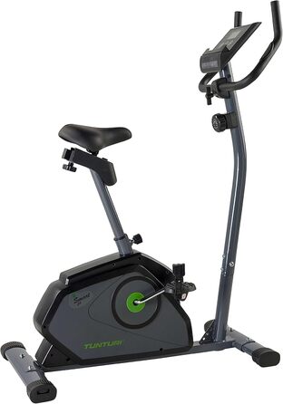 Велотренажер Tunturi Cardio Fit B40 з ручним керуванням, датчиком пульсу, підставкою для планшета та LCD-дисплеєм – для домашніх тренувань, реабілітації та початківців