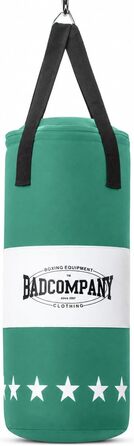 Дитячий боксерський набір Bad Company: боксерський мішок 55x25 см + рукавички 8oz (зелений) для дітей до 12 років