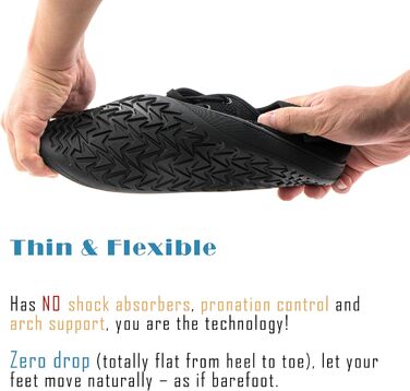 Босі кросівки Hitmars для чоловіків та жінок, кросівки з розділенням пальців, фітнес-кросівки, трейлранні кросівки, чорні, розмір 40