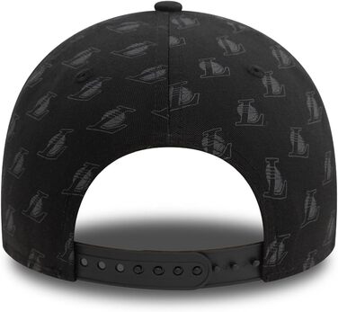 Кепка New Era NBA 9Forty, Los Angeles Lakers, регульована, кепка з вигнутим козирком, офіційний логотип команди, універсальний розмір