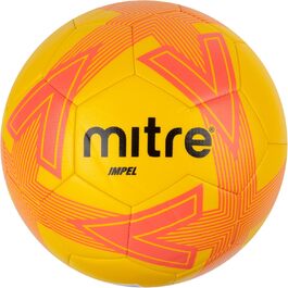 М'яч футбольний Mitre Impel L30P Yellow/Tangerine/Black - для тренувань та гри