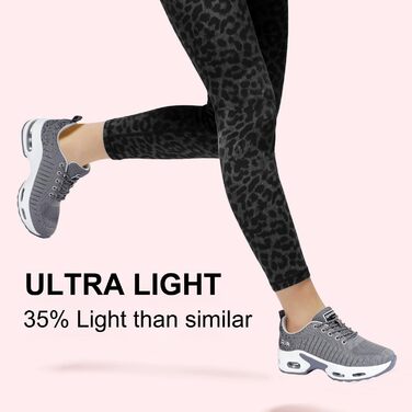 Жіночі кросівки для бігу з підтримкою склепіння стопи, повітряна подушка, комфортні снікерси чорно-білі (39 EU, сірий)