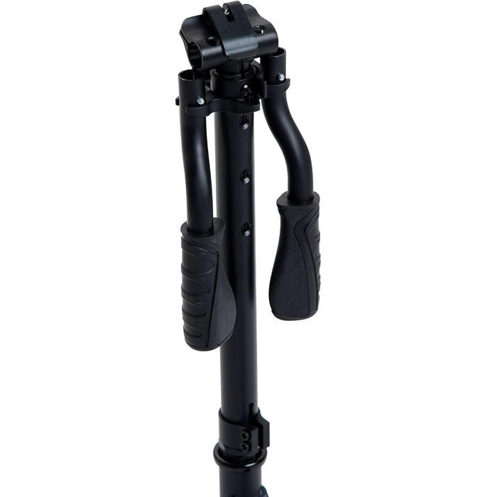 Самокат міський BLACKWHEELS Zoom City-Scooter 200мм, алюмінієвий, з амортизатором, складаний, регульований кермо, чорно-білий