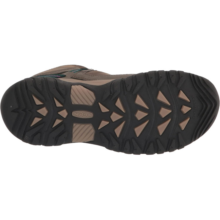 KEEN Targhee Mid WP - водонепроникні трекінгові черевики для дітей (12 Little Kid, Canteen Charisma)