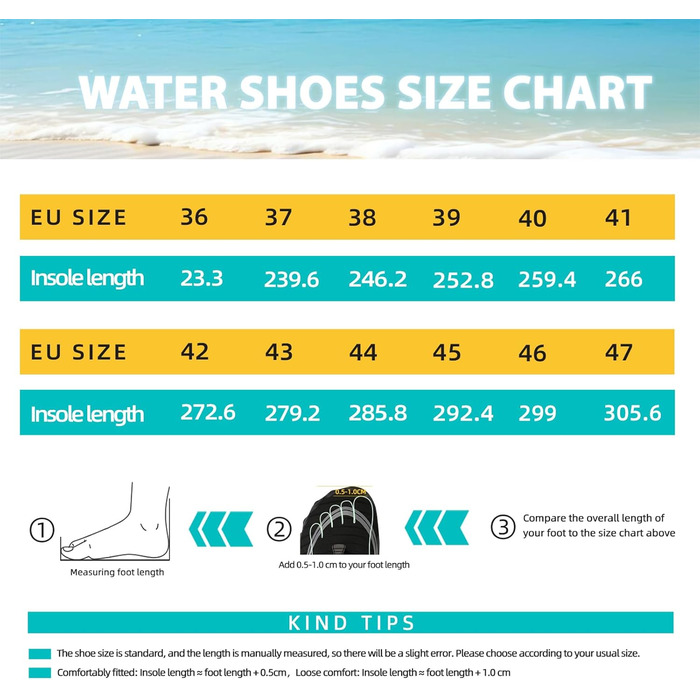 Чоботи для плавання та серфінгу для чоловіків та жінок, дихаючі, швидковисихаючі, антиковзаючі, розмір 36-47, колір чорний