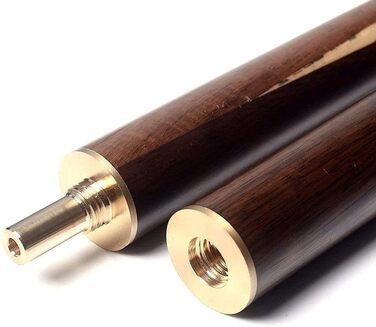 CUESOUL 57' Більярдні киї для снукеру з 3/4 суглобом та міні-подовжувачем для кінчика, в алюмінієвому чохлі Köcher Karella SCC-JXD306