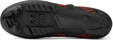 Чоловічі велотуфлі для шосе та MTB: дихаючі кросівки для велосипеда, сумісні з SPD, білі (39 EU, чорний)