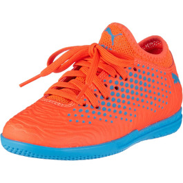 Дитячі футбольні кросівки PUMA Future 19.4 Jr для залу, 38.5 EU, червоний/синій