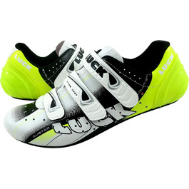 Велотуфлі Luck EVO Unisex з карбоновою підошвою, жовті, 37 EU