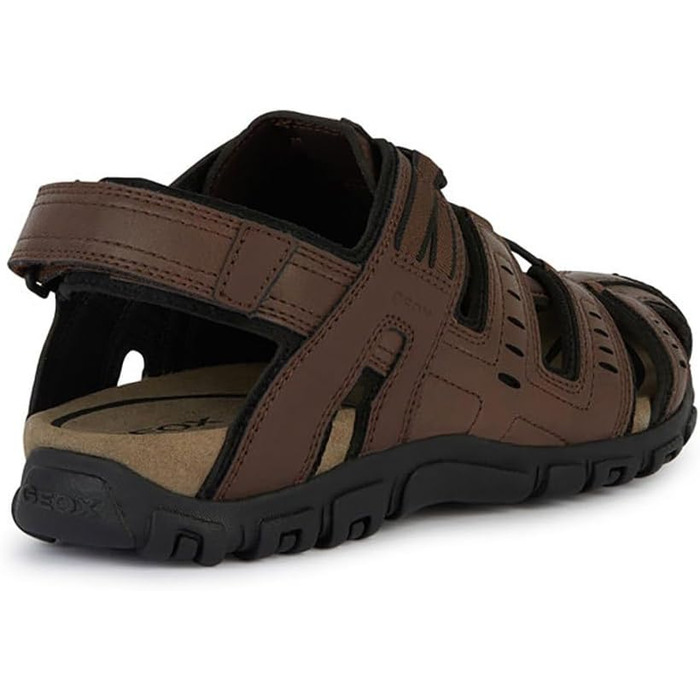 Чоловічі сандалії Geox Strada CSport (45 EU, темно-коричневі)