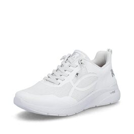 Жіночі білі кеди Rieker Low-Top M8551, низькі прогулянкові кросівки зі знімною устілкою, розмір 41 EU
