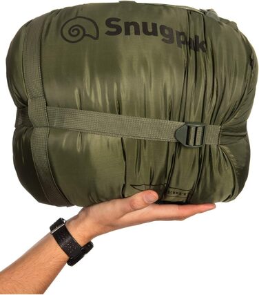 Спальний мішок Snugpak Sleeper Expedition WGTE - екстремально теплий, оливковий, лівий блискавка