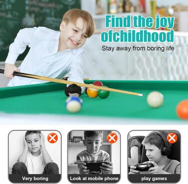 Двохчастинний дерев'яний біліардний міст (2 шт.) 121,9 см