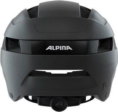 Велосипедний шолом ALPINA SOHO для дорослих, міський, чорний матовий, розмір 59-61 см, легкий, міцний, регульований