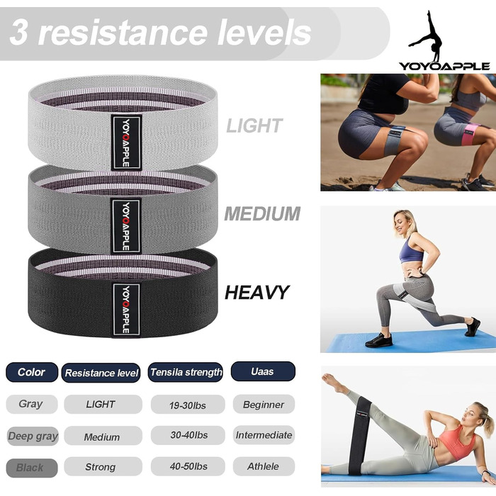 Набір для пілатесу вдома, 11-елементний набір для пілатесу, аксесуари для пілатесу, для жінок, фітнес-кімнат, чорний