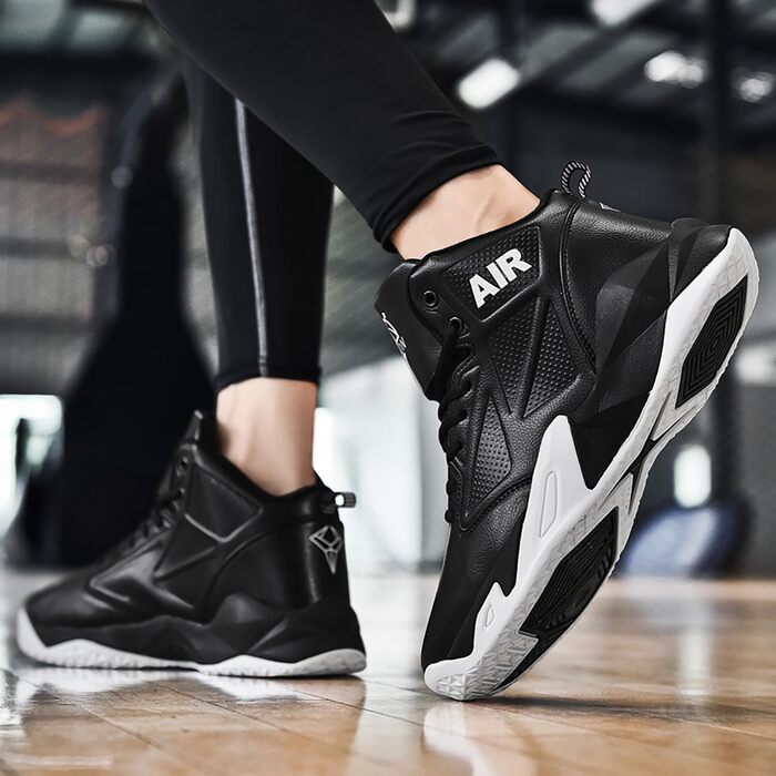 Чоловічі баскетбольні кросівки G6852, чорні, 36-48 EU | Модель для спорту та моди