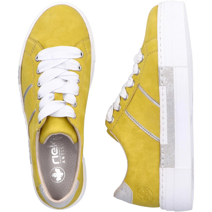 Кросівки жіночі Rieker N4902, жовті, 40 EU - зручне взуття для міста