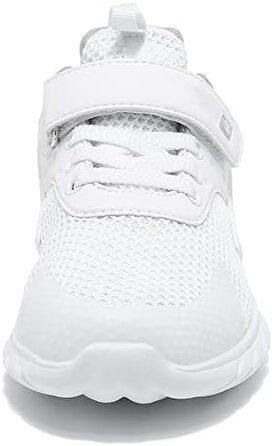 Дитячі кросівки Kinder Sport для бігу та занять спортом: білі, дихаючі, легкі, для занять на вулиці та в залі, розмір 35 EU