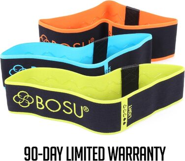 Еластичні стрічки Bosu для фітнесу (3 шт.), різнокольорові