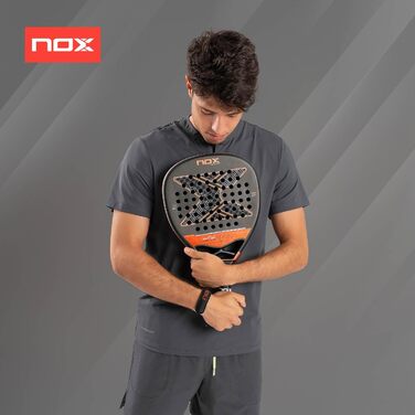 Падель ракетка Nox AT10 Genius Attack 12K 360-375 г від Агустіна Тапії, карбонова, для професіоналів