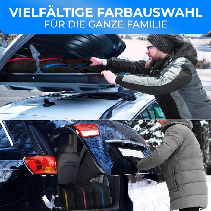 Набір STYNGARD для гірськолижного спорядження: сумка для лиж [180 см] та чохол для лижних черевиків [38 л] - міцний матеріал, якісна фурнітура, модель Courchevel (чорний-білий)