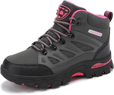 Жіночі трекінгові черевики для хайкінгу та кемпінгу | Зручні та легкі черевики для туризму та активного відпочинку (36 EU, Сірий)