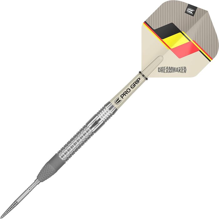 Дротики Target Dimitri Van den Bergh Dream Maker G1 90% вольфрамові, Swiss Point, стілдарти 23 г, пісочний, чорний, жовтий, червоний