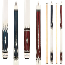 Більярдний кий 58 дюймів з насічкою 13 мм, 20oz, 4 кольори - для початківців, комерційного використання та дому