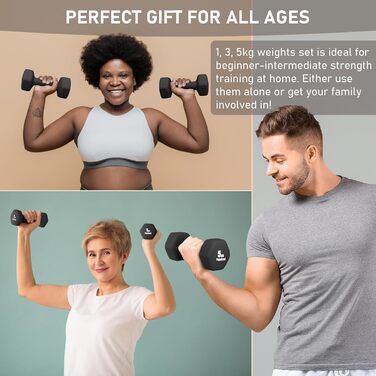 Набір гантелей KurzhanTel-Set 30 кг з підставкою для домашніх тренувань та фітнес-залу | Чорний