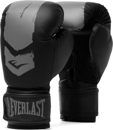 Набір для тренувань Everlast Prospect 2 (Червоний/Золотий) з боксерськими рукавичками 8oz, захисними накладками та шоломом – Зручний та захисний комплект для MMA, єдиноборств та кікбоксингу – Оригінальна екіпіровка Everlast BLACK/GREY 6OZ