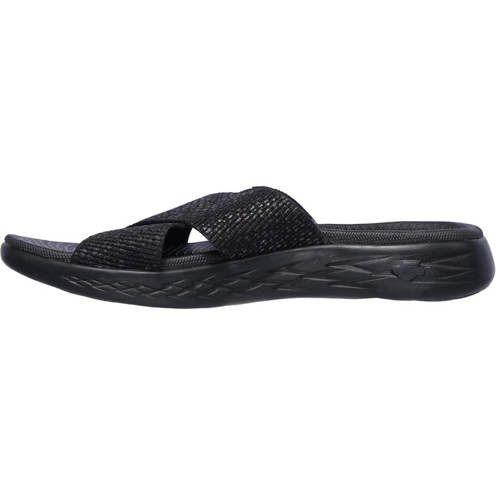 Зручні жіночі сандалії Skechers ON-The-GO 600 Dainty, чорного кольору, розмір 42 EU (широка колодка)