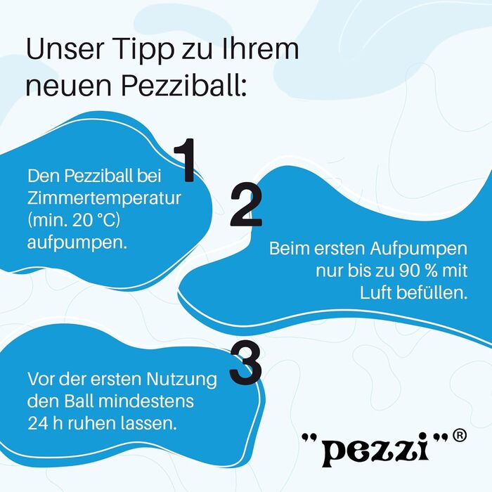 Фітбол PEZZI Original Pezziball 53 см з насосом, антрацит, м'яч для сидіння