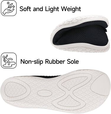 Geweo Взуття для пішохідної ходьби без шкарпеток для жінок та чоловіків. Легкі дихаючі кросівки з широкою передньою частиною та плоскою підошвою. Розміри 37-47, синій.