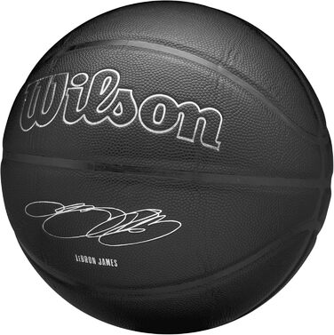 М'яч баскетбольний Wilson NBA Player Evergreen LeBron, розмір 7, чорний