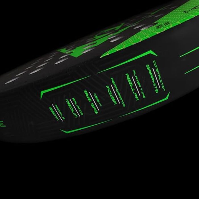 Падел ракетка DUNLOP Boost, універсальний розмір, чорна/зелена