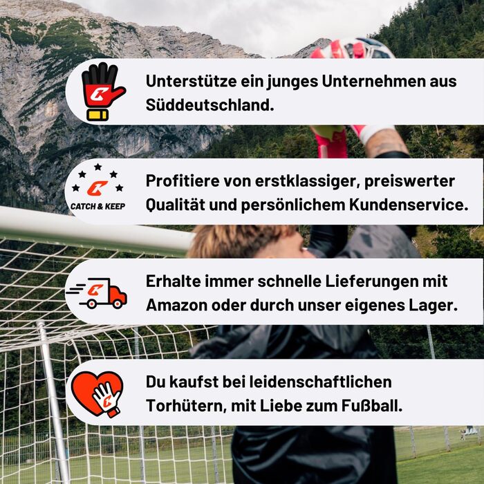 Воротарські рукавички CATCH&KEEP Profi для дорослих - максимальне зчеплення - преміум модель - футбол - Octopus Grip (ViVor Wild Pink, 12)