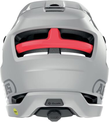 Велосипедний шолом ABUS AirDrop MIPS Fullface для MTB, Downhill, Enduro, оптимізована вентиляція, канал Ambient Sound, для дорослих, розмір L (58-62 см), білий