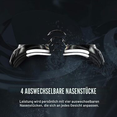 Спортивні плавальні окуляри Speedo Vanquisher 2.0 унісекс, дзеркальні, сріблясті