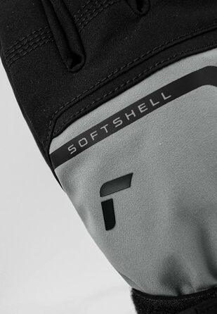 Чоловічі лижні рукавички Reusch Primus R-Tex XT, водонепроникна мембрана, теплі зимові рукавички Softshell, сірі/чорні, розмір 11