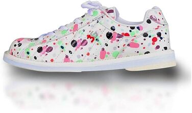 Кросівки для боулінгу 900 Global 3G Unisex, білі, US 4 (Splash, 6)