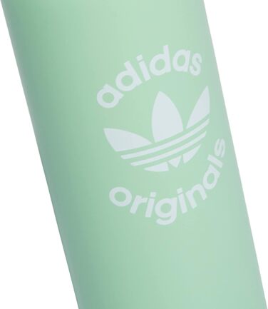 Термобутилка adidas Originals 600 мл, нержавіюча сталь, подвійні стінки, зберігає тепло і холод, м'ятно-зелена/біла